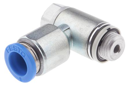 GRLZ-1/8-QS-8-D Festo GRLZ Series Tube Flow Regulator, 8mm Tube Inlet Port x G 1/8 Male Outlet Port, 193159