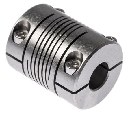 721.25.3232 Huco Beam Coupling, 25mm Outside Diameter, 10mm Bore, 31.8mm Length Coupler