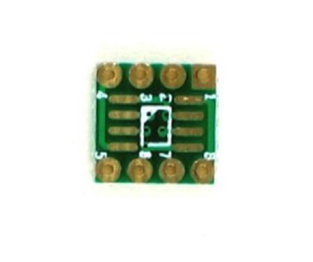 PCB3005A1 CHIPQUIK Adapter Mount 1.27mm Pitch IC Socket Adapter, 8 Pin SOIC to 8 Pin Male DIP