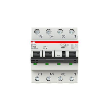 2CSR256040R1164-DS203NC-C16-AC30 ABB RCBO - 4P, 16A Current Rating, DS203NC Series