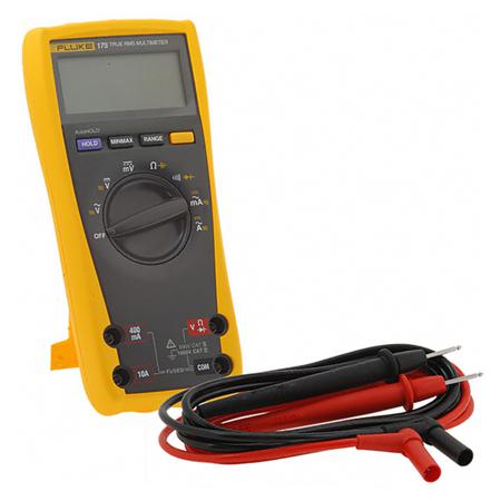 FLUKE 175 Fluke 175 Handheld Digital Multimeter, True RMS, 10A ac Max, 10A dc Max, 1000V ac Max - UKAS Calibrated