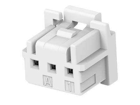 1-2232979-3 TE Connectivity, 1-2232979 Plug Connector Housing, 2mm Pitch, 3 Way, 1 Row Vertical