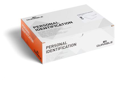 8005-19 Durable Transparent Acrylic Security Badge