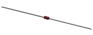 NTCLG100E2104JB Vishay NTC Thermistor, 100kΩ Resistance, NTC Type, 1.8 x 3.75mm