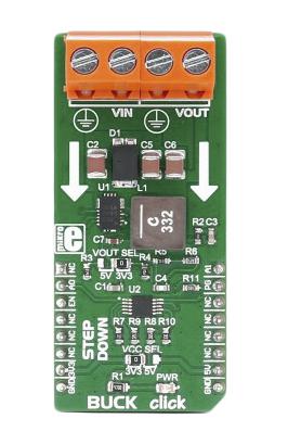 MIKROE-1592 MikroElektronika Buck Click for LT3976