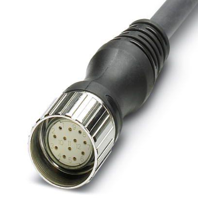 1508310 Phoenix Contact Straight Female M23 to Circular Connector, 15m
