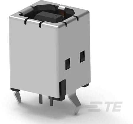 5787834-1 TE Connectivity 1 Port Straight Through Hole Mount Female Type B USB Connector