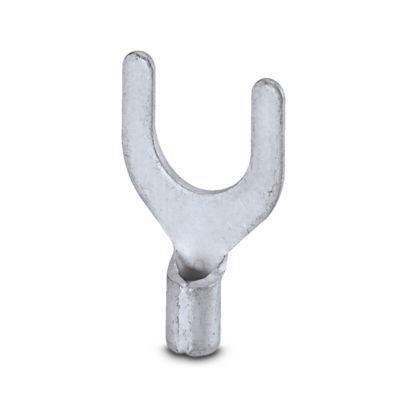 3240141 Phoenix Contact Uninsulated Fork Terminal, 20AWG to 17AWG, Silver