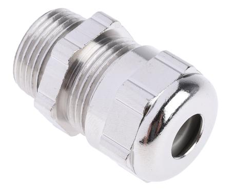 264-7320 ABB Metallic Nickel Plated Brass Cable Gland, M20 Thread, 6mm min., 9mm max., IP68