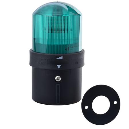 XVBL4B3 Schneider Electric Harmony XVB Universal Series Green Flashing Beacon, 24 V ac, Base Mount, Incandescent, LED Bulb,