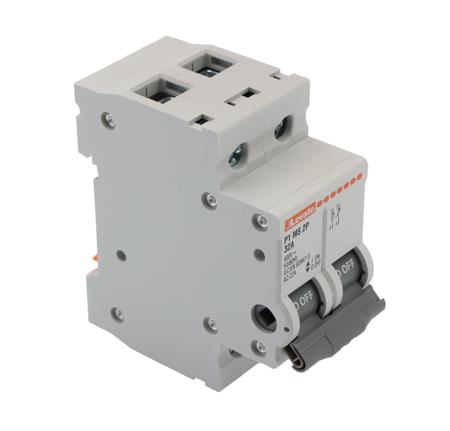 P1MS2P032 Lovato 2P Pole DIN Rail Switch Disconnector - 32A Maximum Current