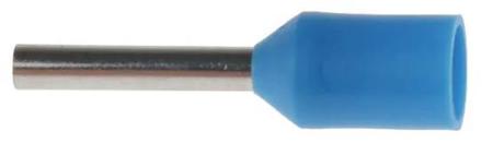 458-695 RS Pro , Insulated Crimp Bootlace Ferrule, 8mm Pin Length, 1.5mm Pin Diameter, 0.75mm² Wire Size, Blue