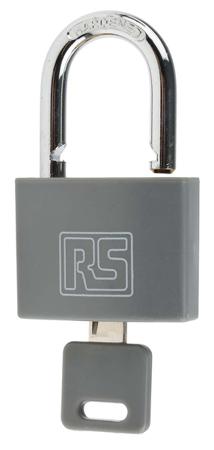 827-4391 RS Pro 43mm Brass Key Padlock