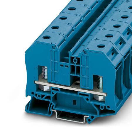 3049148 Phoenix Contact  RT 8 BU Series Blue, Single-Level, Bolt Termination