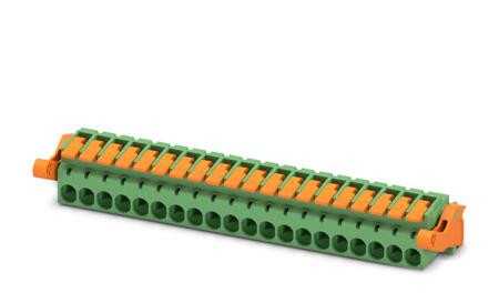 1110626 Phoenix Contact, 5.08mm Pitch, 20 Way, , Pluggable Terminal Block, Plug, Cable Mount, Push-In Termination,