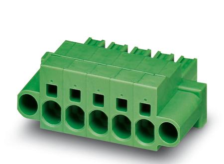 1996139 Phoenix Contact, 7.62mm Pitch, SPC 5/ 3-STF-7.62, 3 Way, Pluggable Terminal Block, Plug, Spring Cage Termination,