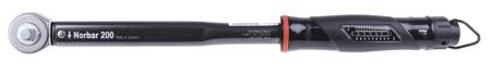 130104 Norbar Torque Tools 1/2 in Square Drive Ratchet Torque Wrench, 40 → 200Nm