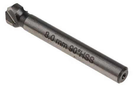 218-674 RS Pro HSS 90° Countersink Drill Bit, 8mm Head Diameter, 3 Flutes