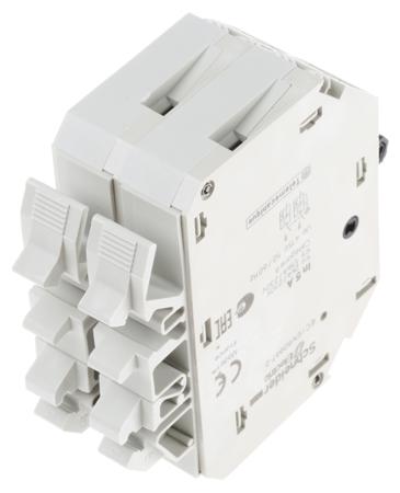 GB2DB10 Schneider Electric 5A 2P Pole Thermal Magnetic Circuit Breaker, 277 V ac, 415 V ac GB2