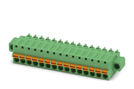 1851368 Phoenix Contact, 3.81mm Pitch, FK-MCP 1.5/15-STF-3.81, 15 Way, , Pluggable Terminal Block, Plug, Cable Mount, Spring