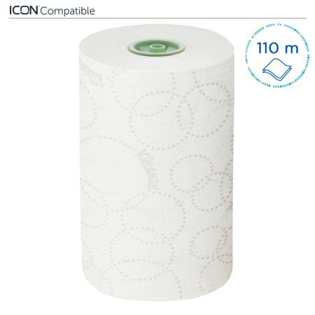 6783 KLEENEX Kleenex Ultra Slimroll Rolled White Paper Towel, 110 x 19.1mm, 2-Ply