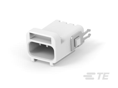 1-2834237-1 TE Connectivity 28342 Series Connector, 3-Pole, Male, 3-Way, Board Mount, 5A, IP67