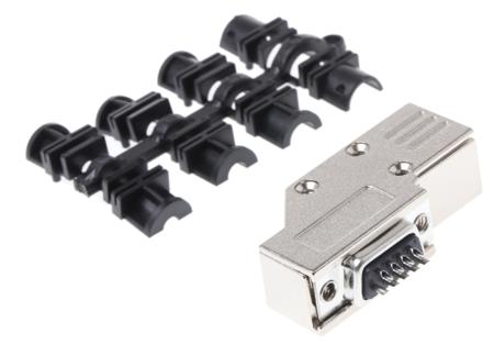 MHDCMR9-DB9S-K MH Connectors MHDCMR 9 Way Right Angle D-sub Connector