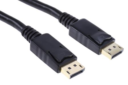 182-8553 RS PRO Male DisplayPort to Male DisplayPort, PVC  Cable, 4K @ 60 Hz