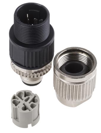 21032721505 HARTING Circular Connector, 5 Contacts, Cable, M12 Connector, Plug, Male, IP65, IP67, Harax M12 Series