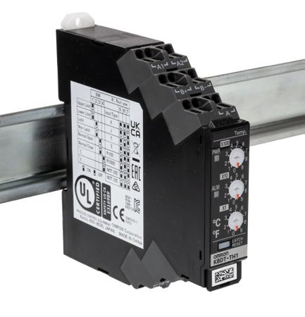 K8DT-TH1CD Omron Temperature Monitoring Relay, SPDT, DIN Rail