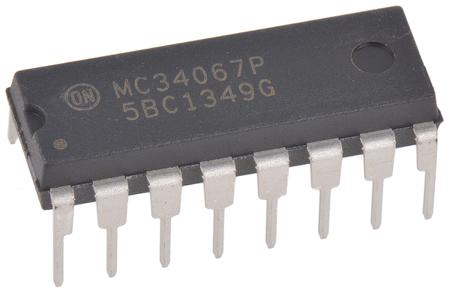 MC34067PG onsemi , Dual PWM Controller, 20 V, 2200 kHz 16-Pin, PDIP
