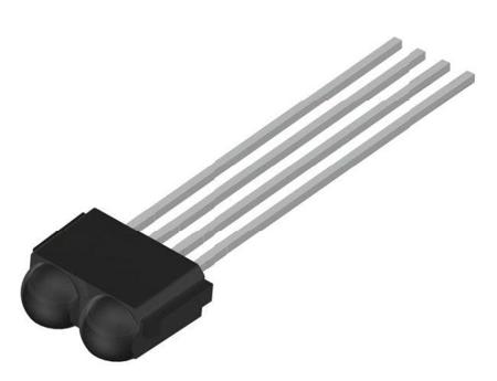 TSOP38138 Vishay , 38kHz IR Receiver, 950nm ±45 °, 45m Range, 2.5V - 5V, Through Hole, 5 x 4.8 x 6.95mm