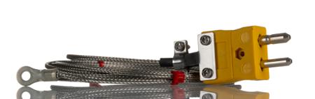 268-4572 RS PRO Type K Washer Thermocouple 2m Length, 4mm Diameter → +350°C