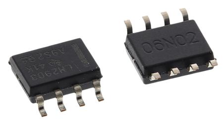 LM2903D  Texas Instruments, Dual Comparator, Open Collector O/P, 1.3μs 3 → 28 V 8-Pin SOIC