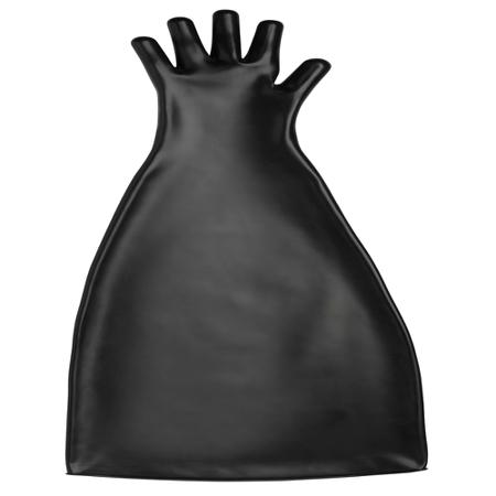85502095 Ansell AlphaTec 85-502 Black Rubber Chemical Resistant Work Gloves, Size 9.5