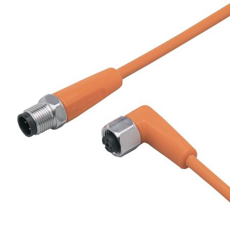 EVT033 ifm electronic Male 1 way M12 to Female 1 way M12 Sensor Actuator Cable, 10 m