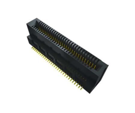 MEC8-150-02-L-D-EM2 Samtec MEC8-EM2 Series Vertical Female Edge Connector, Through Hole Mount, 0.88 Pitch, 1-Row