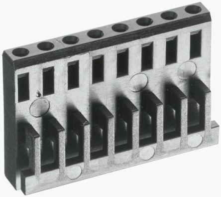 926475-6 TE Connectivity AMPMODU Mod IV, 2.54mm Pitch, 6 Way, 1 Row Female Connector Housing