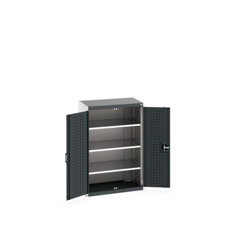 40012079-19V Bott 2 Door Sheet Steel Floor Standing Cupboard, 800 X 525 X 1200mm