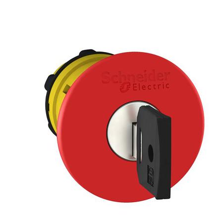 ZB5AS944D Schneider Electric Harmony XB5 Series, Latching, Emergency Stop Push Button Head 22mm Diameter