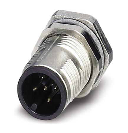 1551833 Phoenix Contact Circular Connector, 5 Contacts, Rear, M12 Connector, Plug, Male, IP65, IP67