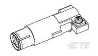 1103286-1 TE Connectivity Industrial Circular Connectors, 4 Contacts, Socket, Female, HDC HMN Series