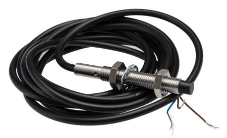 E2B-S08LN04-WP-B1-2M Omron, M8, PNP Inductive Sensor 49mm Length, 12 → 24 V dc supply voltage , IP67 Rating