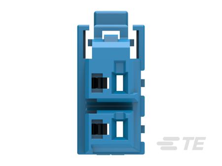 2371224-3 TE Connectivity Compact Power Connector Free Hanging (In Line) Plug, 2, Crimp Termination, 10A, 300 V AC