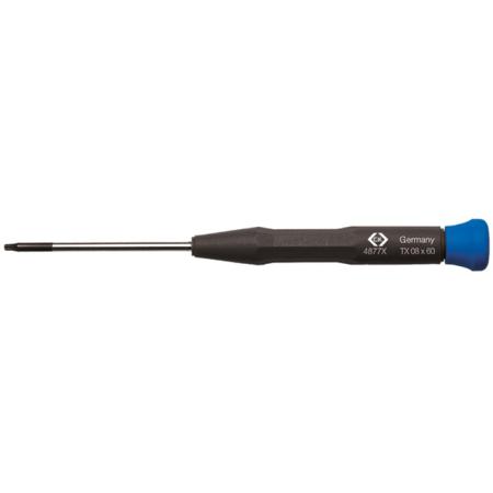 T4877X 07 CK Torx  Screwdriver, TX07 Tip, 50 mm Blade, 147 mm Overall