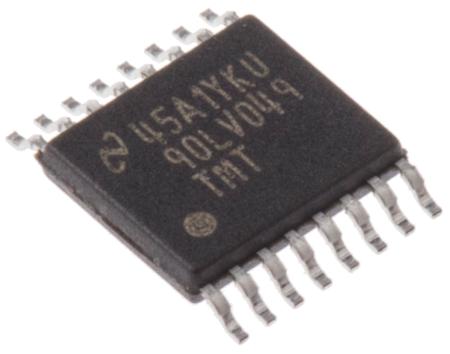 DS90LV049TMT/NOPB Texas Instruments , LVDS Transmitter Dual LVCMOS, LVTTL LVDS, 16-Pin TSSOP