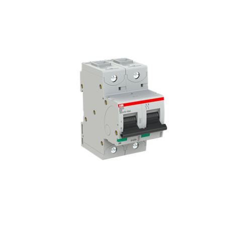 2CCS862001R0251 ABB S800S MCB, 2P, 25A Curve D, 240V AC, 50 kA Breaking Capacity