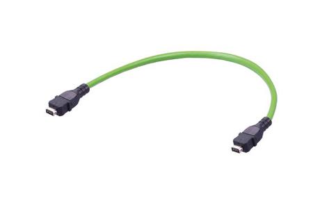 33483131412050 HARTINGHARTING ix Industrial, 5m Cat5, Green Type A Plug to Male Type A Plug Male, Shielded Shielded, Terminated