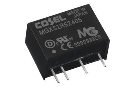 MGXS1R52415 Cosel MGXS1R5 1.5W Isolated DC-DC Converter Through Hole, Vin 6 → 60 V dc, Vout 15V dc