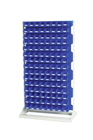 16917328-11V Bott Steel Louvre Panel Storage Unit, 550mm x 1000mm x 1775mm, Blue